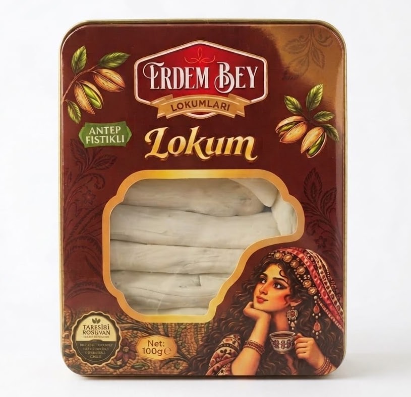 Süt Aromalı Fitil Lokum - Erdem Bey Lokumları